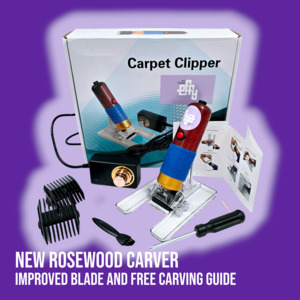 Rug Carver: Rosewood Rug Carving Tool | Free Shipping