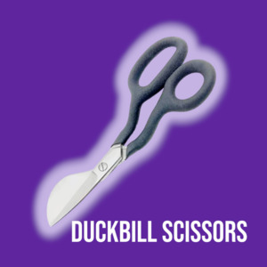 Rug Carvers: Duckbill Applique Scissors