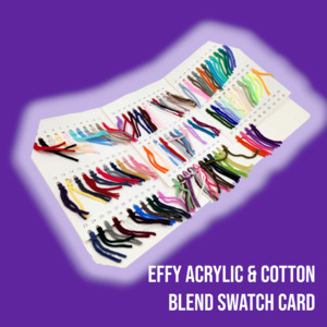 EFFY Swatch Card for Cotton blend