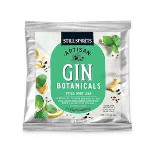 Craft Distilling: Still Spirits Gin Botanicals Mint Leaf Gin