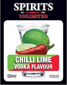 Spirits Unlimited Fruit Vodka - Chilli Lime - 50ml