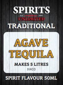 Spirits Unlimited: Spirits Unlimited Traditional Agave Tequila Flavour - 50ml