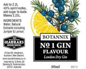 Botannix Gin: Spirits Unlimited Botannix No.1 Gin Flavour - 50ml