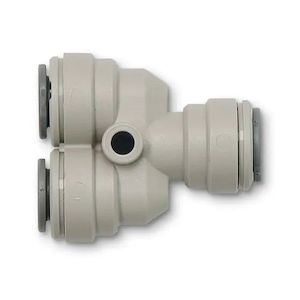 John Guest Super Speedfit - Two Way Divider 5/16 Inch (8mm) Push-fit