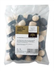 Vintner's Harvest Plastic Top Colmate Corks 29x20mm, Bag 30
