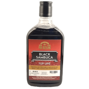 Spirit Flavours 1: Pure Distilling Black Sambuca Top Ups 375ml