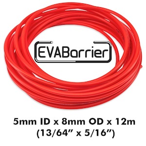 EVABarrier Red Lightshield 5mm ID x 8mm OD - 12m Roll