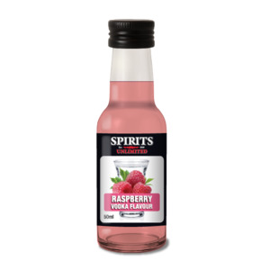 Spirits Unlimited Flavours: Spirits Unlimited Fruit Vodka -  Raspberry - 50ml