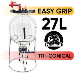 Kegland: FermZilla - 27L - Tri-Conical Easy-Grip Pressure Fermenter Starter Kit