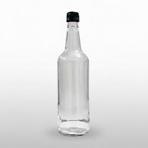 Spirit Bottles: Glass Spirit Bottle with Plastic Screw Cap - 750ml