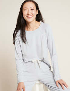 Boody Bamboo Wear: Boody Goodnight Raglan Sleep Top | Dove