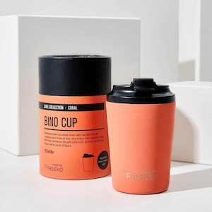Fressko: Fressko Reusable Cup | Bino | 8oz | Coral