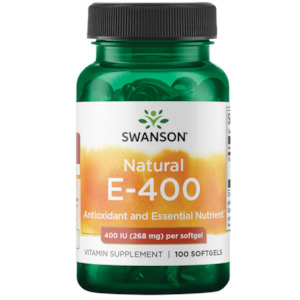 Swanson E-400 100 soft gels