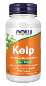 Be Pure Supplements: NOW Kelp 150mcg 200 tablets