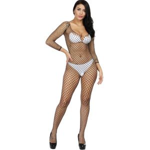 Products: ROLAND Fishnet Crotchless Baby Bodystocking Black