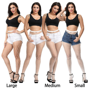Products: Black Fence Fishnet Pantyhose Mesh Size S