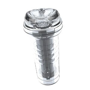 Products: Sasha Crystal Clear Oral/Vagina Masturbator