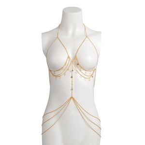 Products: Fashion Simple Star Detail Sexy Bra Belly Body Chain Allureluv