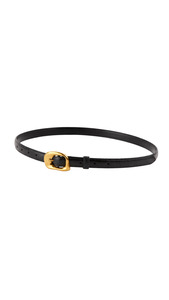Belt: Kelly Leather Belt - Black