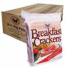 Biscuits: FMF Breakfast Crackers 20 x 375g (WST $65.91)