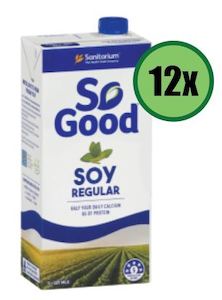 SO GOOD Regular Milk 12 x 1L (WST $61.76 Excludes Salelologa Branch)