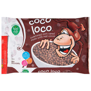 Breakfast: FOOD CLUB Coco Loco Cereal 32oz x 8 (WST $71.60)