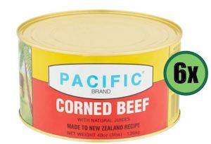 Pantry: PACIFIC Corned Beef 6 x 1.36kg (WST$500.57)