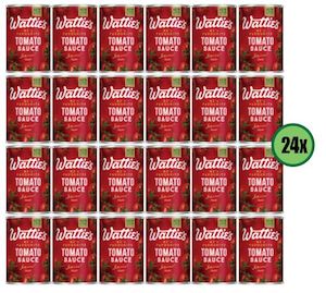 Pantry: Watties Tomato Sauce Refill 24 x 300g (WST $112.10 Excludes Vaitele Branch)
