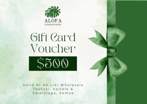 Gift Card: GIFT VOUCHER $500 TALA