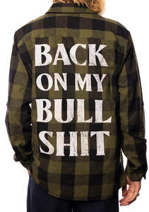 Back On Flannel Shirt