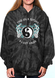 Womens Fleece: Future Tie Dye Boyfriend Hoodie