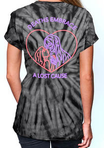 Death's Embrace Tie Dye Boyfriend Tee