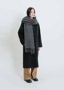 FRANCESCA SCARF / CHARCOAL