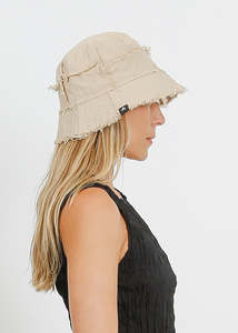 WYATT REVERSIBLE HAT / BEIGE