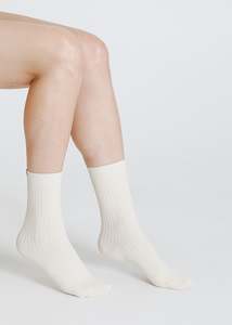 DREW SOCKS / CREAM