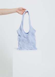 BLOOM TOTE / BLUE-WHITE