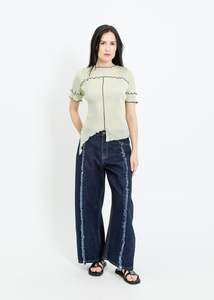 WALKER PLEAT TOP / SAGE