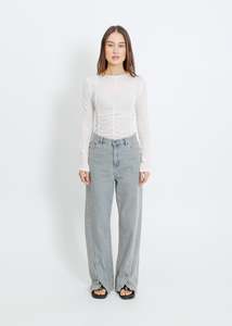 BAKER JEAN / INDIGO BEIGE WASH
