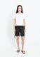 Silvana Pleat Short / Black