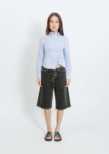 DARIO DENIM SHORT / DIRTY BLACK WASH