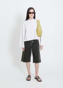Shirts Shirts By Colour White Shirts: WEAVER LONG SLEEVE TEE / WHITE