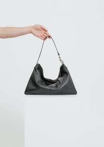 Accessories Bags Handbags: MIRAGE LEATHER BAG / BLACK