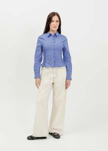 Tonya Shirt / Blue-White