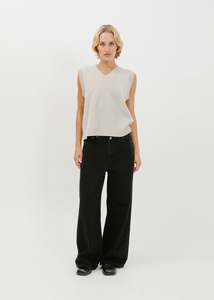 Zadie Knit Vest / Taupe Marle