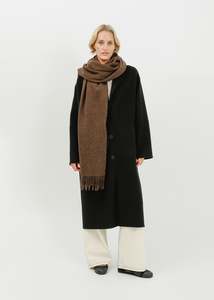 Winter Scarves: Francesca Scarf / Espresso