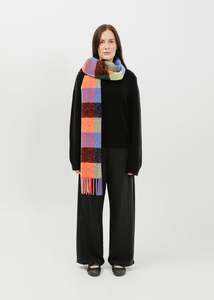 Lilah Scarf / Splice-Flame-Cobalt