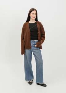 Leroy Knit Cardi / Espresso