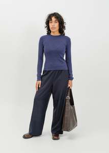 Hartford Knit Top / Steelblue Marle