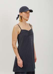 Kira Cap / Black-Navy Check