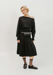Adonis Knit Sweat / Black